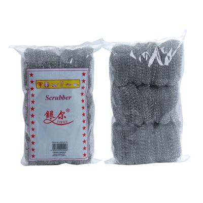 China New Product Sustainable Eco Friendly Innovative Kitchen Roll Steel Wool Galvanized Galvanized Steel Wool Scrubber for sale