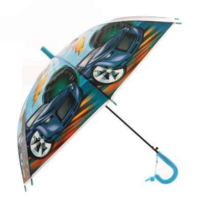 China Cheap Promotion Garden Cartoon Printing Umbrella Transparent Straight Boys Kids EVA Umbrella Supplier Wholesale Minimalist for sale