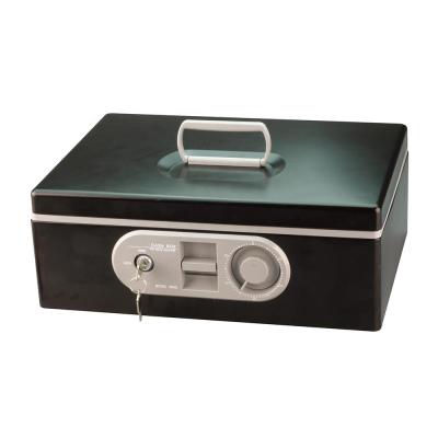 China Eagle Safety Cash Box Stationery Metal Large Lock Main Cash Storage With Cover And Key Portable Metal Cash Box for sale