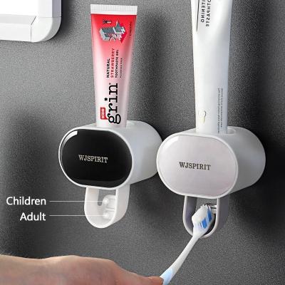 China Hotsale Automatic Hotel USB Toothbrush Sterilizer Toothbrush Holder Double Layer Sterilizer Toothpaste Dispenser for sale