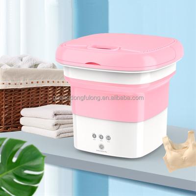 China Hotel Top Selling Intelligent Mini Foldable Washing Machine Folding Washing Machines At Low Price for sale