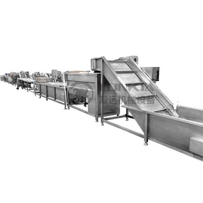 China Salad vegetable washing and cutting line leaf vegetable processing line en venta