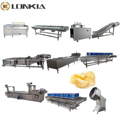 China Easy operation potato frying machine line à venda