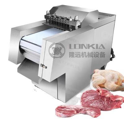 China SUS 304 Chicken cutting machine meat chopper Poultry Meat Cube Cutting Machine à venda