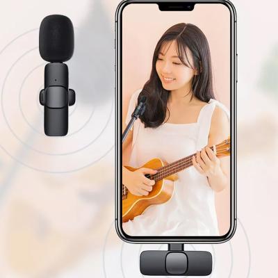 China Lapel Microphone Usb Lavalier Wireless Microphone For Mobile Phone Live Streaming Audio Lapel Microphone Professional Mini for sale