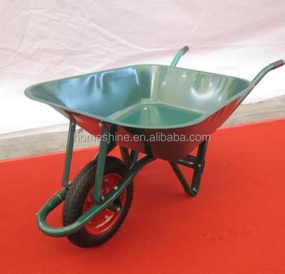 China Easy Folding Heavy Duty Metal Tray Pneumatic Wheel Barrow for sale