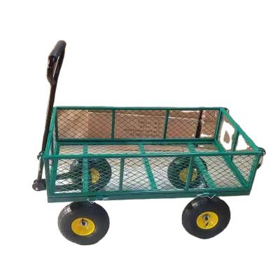 China Garden Mesh Cart Heavy Duty Outdoor Garden Cart / Trolley Cart for sale