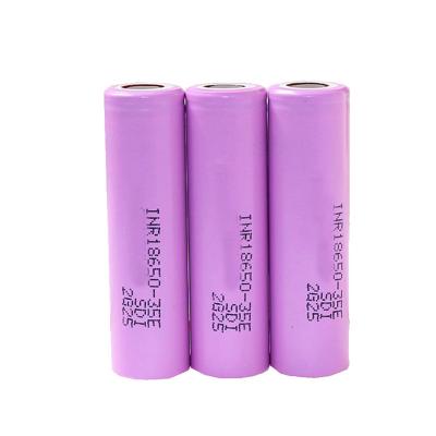 China High Quality Genuine Toys INR 18650 35E 3500mAh 10A Rechargeable Battery 18650 Li-ion Battery for sale