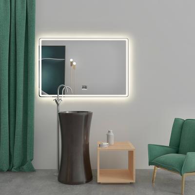 China Wholesale Illuminated Bathroom Mirror With LED Light Smart Mirror for sale