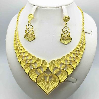 China Vintage Hotsale Necklace Costume Women's Bridal Jewelry 2 Piece Set for sale