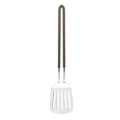 China SUSTAINABLE KITCHENCARE Kitchen Ware Slotted Turner Stainless Steel Kitchen Tools Turner Silicone Kitchen Turner for sale