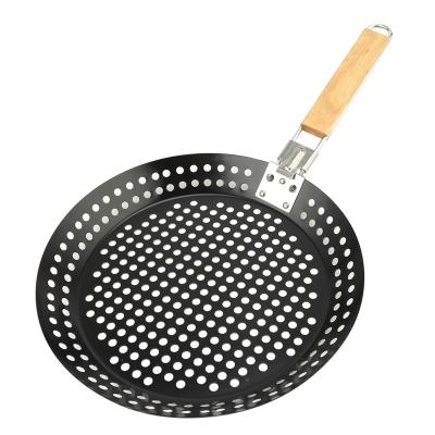 China Easily cleaned KITCHENCARE outside grill tray basket for cooking vegetables on barbecue grill vegetable basket for sale