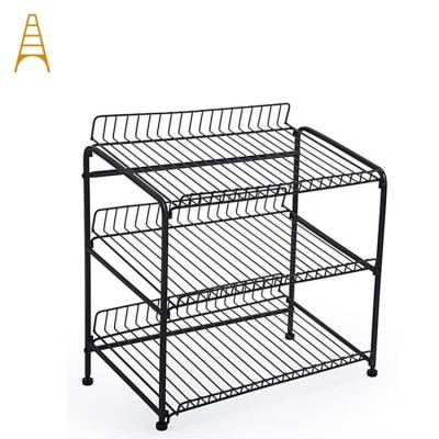 Chine Shop Retail Countertops Metal Grid Bar Chocolate Display Stand AF-WR23 à vendre