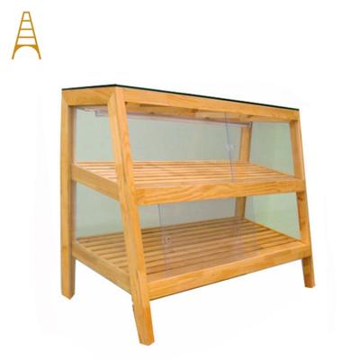 China Popular favorite wooden bakery bread display cabinet AF-BC05 for sale