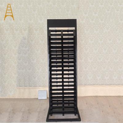 China Slab Display Rack Parquet Floor Shelf Mosaic Ceramic Tile Marble Display Rack zu verkaufen