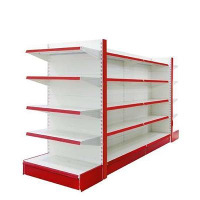 China Double Side Mount Single Sided Advertising Supermarket Shelf Supermarket Display Rack for sale