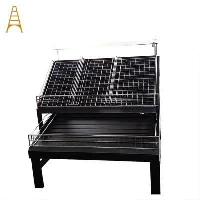 China Single Sided Wholesale Bulk Fruit Vegetable Retail Shopping Display Stand for sale