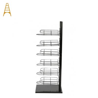 China High Quality Metal Floor Hat Display Rack Stand For Hat AF-HR11 for sale