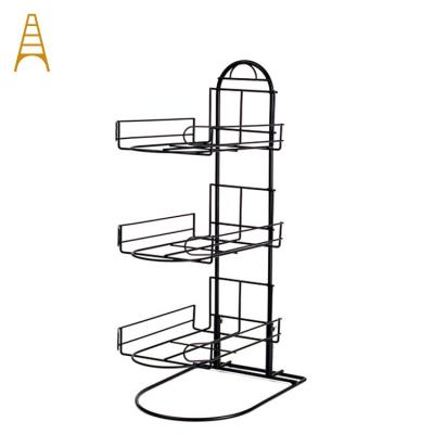 China Customized layer metal wire hat baseball cap display rack rack for sale AF-HR13 for sale