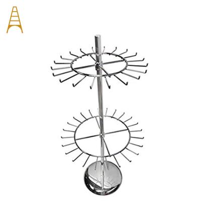 China Customized Portable Metal Tie Scarf Rack Display Stand AF-CR20 for sale