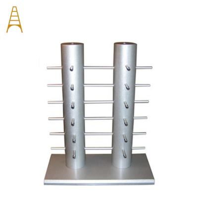 China Customized Metal Alloy Counter Display Stand For Triangular Glasses for sale