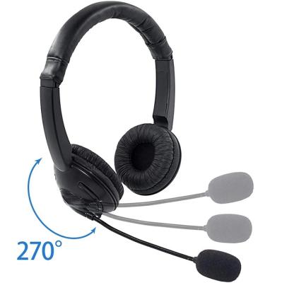 China Low Price USB Mobile Earphones Business Support Wired Headset Line Control Wired Earphones For Phones And PC for sale