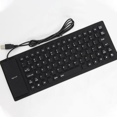 China Multi Color Flexible Plug and Play Custom Silicone Flexible Keyboard 85 Languages ​​Arabic/US/UK/Spanish/French Keyboard For Computer for sale