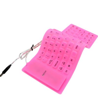 China Hot Sale 85 Keys Silicone Rubber Washable Rubber Waterproof Multi Hot Flexible Ready-to-Use Flexible Keyboard 85 Keyboard for sale