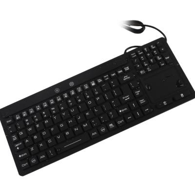 China 2020 hot numeric keypad usb wired medical industrial backlit touchpad computer silicone keyboard for sale