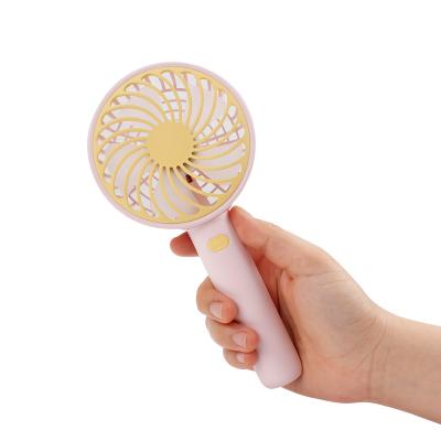 China Dismountable for cute china cute tabletop usb cleaning new customed pink handheld rechargeable mini portable fan for sale