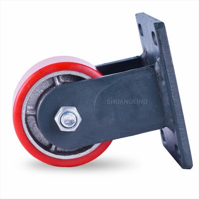 China 4 Inch Durable Durable Ultra Heavy Duty Polyurethane Casters for sale