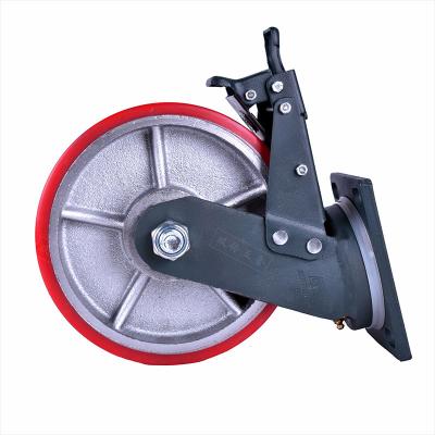 China Durable Manufacturer's Direct Selling Polyurethane Caster Load 2/3/4/5/6T Caster for sale