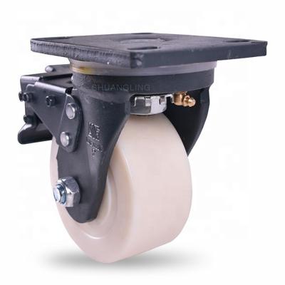 China High Load Durable 5 Inch 3 Ton Heavy Duty Industrial Caster Wheels for sale