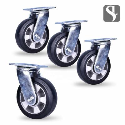 China Industry Durable 4/5/6/7/8/10 Inch Heavy Duty Trailer Caster Wheel for sale