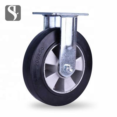 China Durable 4/5/6/8 inch wheel 4 inch wholesale high quality industry heavy rubber caster wheel for sale