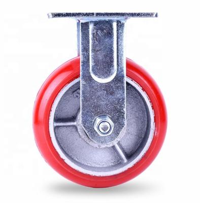 China Durable Top Quality 6 Inch Wheel Polyurethane Caster for sale