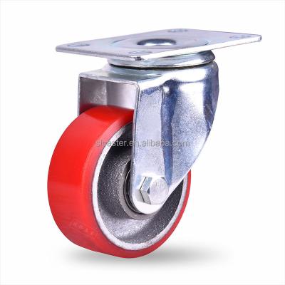 China Durable fixed/swivel/braking caster 3 inch polyurethane caster for sale