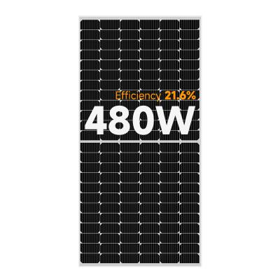 China Hot Sale 450W 460W 480W Solar Power System Monocrystalline Solar Panel For Europe Germany Industrial Solar Power System for sale