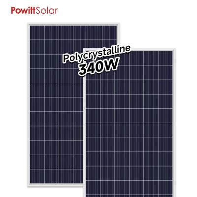 China Powitt Solar Power System High Quality Polycrystalline Solar Panels 330w 340w 350w W Full-Cell Solar Panel For System for sale