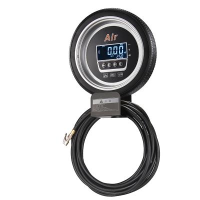 China New Style Air Compressor Tire Inflator Digital Gauge Gun Wall Mounted Tire Inflator for sale