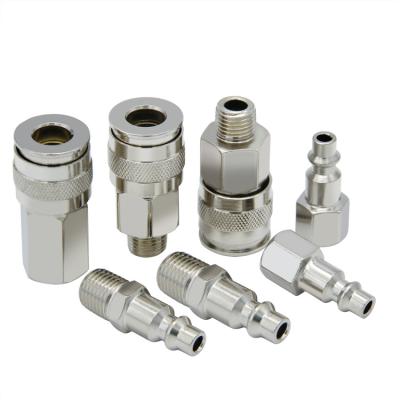 China Stainless Steel America High Flow Quick Coupler Self Locking Connector for sale