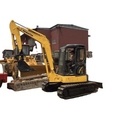 China cheap used mini excavator komatsu pc55 for sale, made in japan original komatsu excavators of mini 0.2 m² ³ for sale