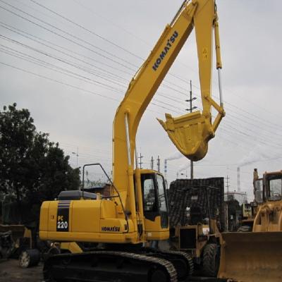 China Selected high quality KOMATSU PC220-7 excavator in stock in good condition for sale in Shanghai 0.3 MÂ ³ for sale