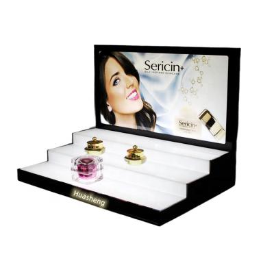 China High Noble Luxury Makeup Perfume Display Stand With LED Light Illumination For Sale Cosmetic Showcase Counter for sale