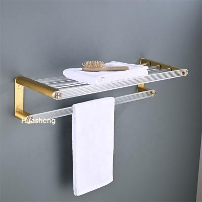 China Hole-drilling Installation Wall Mounted Bathroom Shelf Acrylic Corner for sale