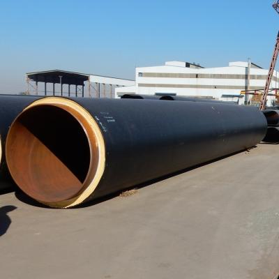 China Polyurethane foam material Hebei polyurethane foam insulation, heat-resistant black steel pipe and sleeve thermal insulation HDPE pipe, for sale