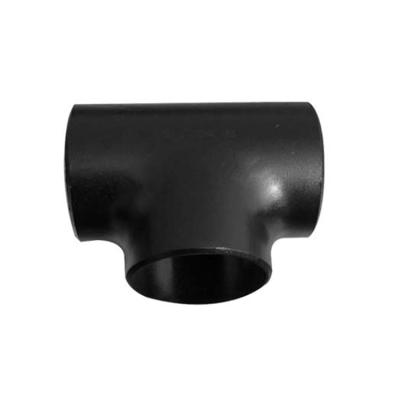 China Corrosion Resistant High Quality Reducing Stainless Steel Pipe Connector Fitting Side Black Malleable Iron Tee for sale