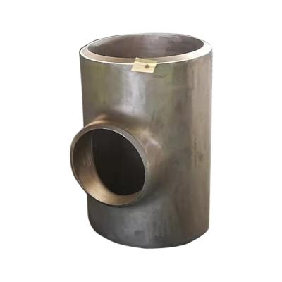 China Joining Lines Carbon Steel Pipe Saddle Tee Reducer Equal Carbon Steel Tee Sgp Galvanized Pipe Fittings for sale