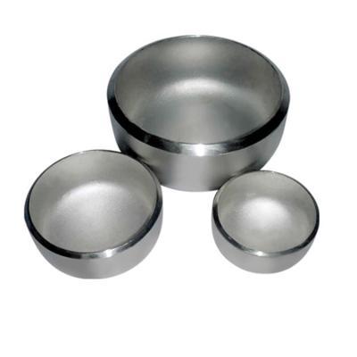 China Seamless Stainless Steel 304 ASME B16.9 MSS SP-43 AISI 304/304L/316/316L Carbon Steel SS Pipe End-Cap Steel Pipe-Cap 2 inch carbon for sale