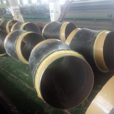 China Polyurethane Foam Polyurethane Foam Carbon Steel Insulation Elbow Material Pipe Fitting For Heating And Cooling Pipeline for sale